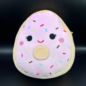 Squishmallow Kellytoy Dabria the Pink Donut Sprinkles Stuffed Plush Toy